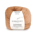 Katia Cashmina Paillettes 101 Lachs-Rostbraun