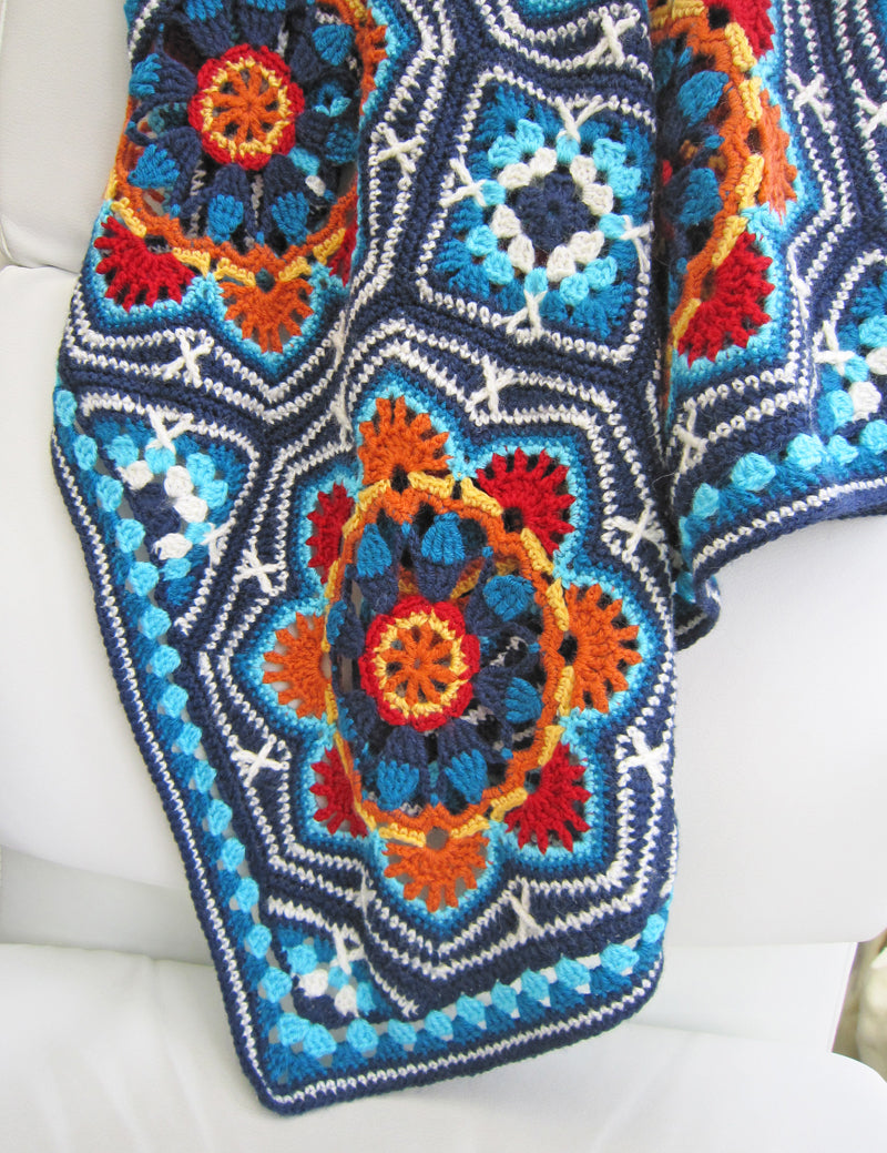 Persian Tiles Original Colorway Deken Haakpakket 3