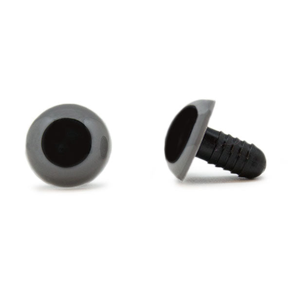 Veiligheidsogen Grijs 15mm per paar