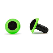 Veiligheidsogen Groen 15mm per paar