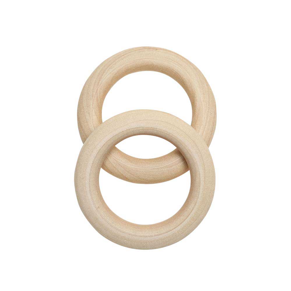 Go Handmade Houten Ringen Ø 55 mm (2 stuks)