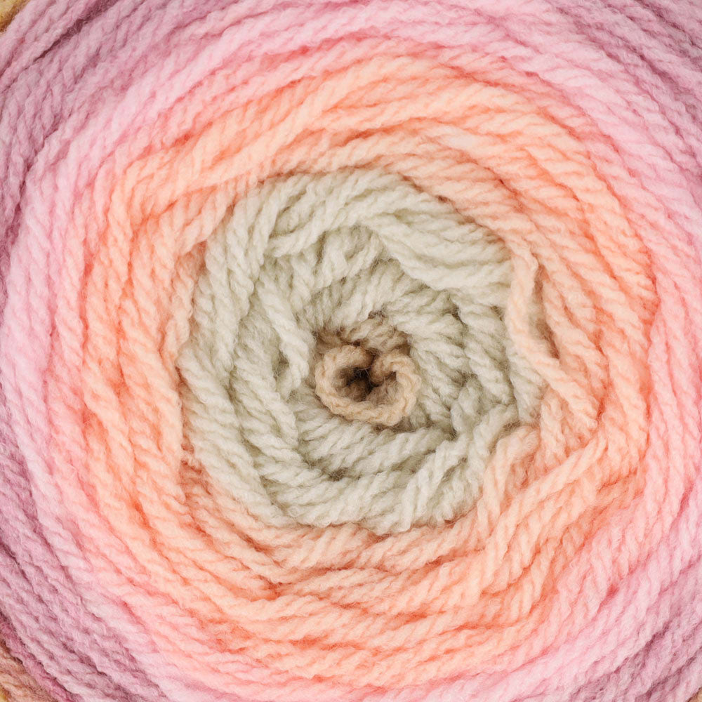 Scheepjes Colour Crafter Cake 703 Scandi Calm - close-up van de draad en het kleurverloop