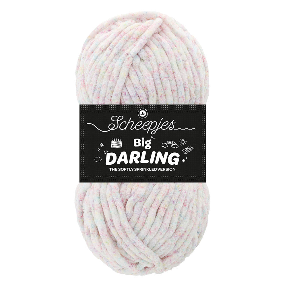 Scheepjes Big Darling Sprinkled 01 Snow Cone