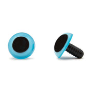 Veiligheidsogen Blauw 18mm per paar