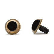 Veiligheidsogen Goud 18mm per paar