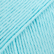 Drops Magic Uni Colour 19 Lichtturquoise - kleurstaal katoen