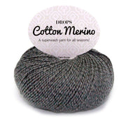 Drops Cotton Merino Uni Colour 19 Grijs