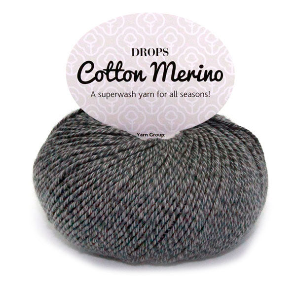 Drops Cotton Merino Uni Colour 19 Grijs