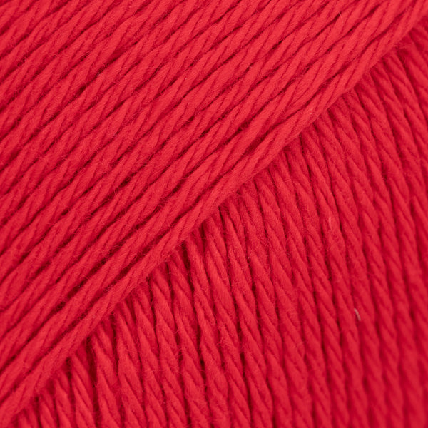 Drops Magic Uni Colour 20 Karmijnrood - kleurstaal katoen