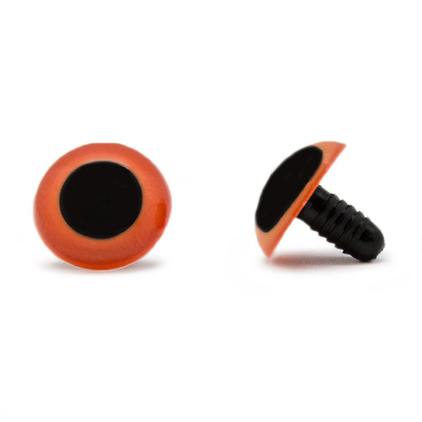 Veiligheidsogen Oranje 20mm per paar