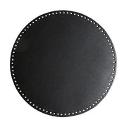 Go Handmade PU Leren Bodem Ø 35cm Black