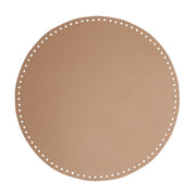 Go Handmade PU Leren Bodem Ø 35cm Apricot
