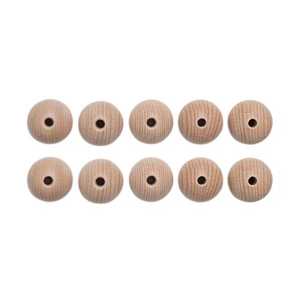 Houten Kralen Set 10 Stuks 25 mm