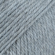 Drops Saga Mix 28 Steenblauw - 100% wol in gemêleerde kleur Steenblauw