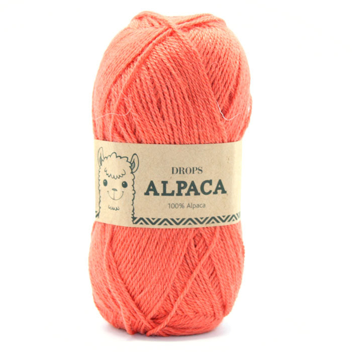 Drops Alpaca Uni Colour 2915 Dusty Orange