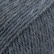 Drops Saga Mix 30 Stormblauw - 100% wol in gemêleerde kleur Stormblauw