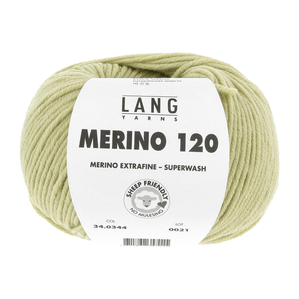 Lang Yarns Merino 120 0344 Limoen