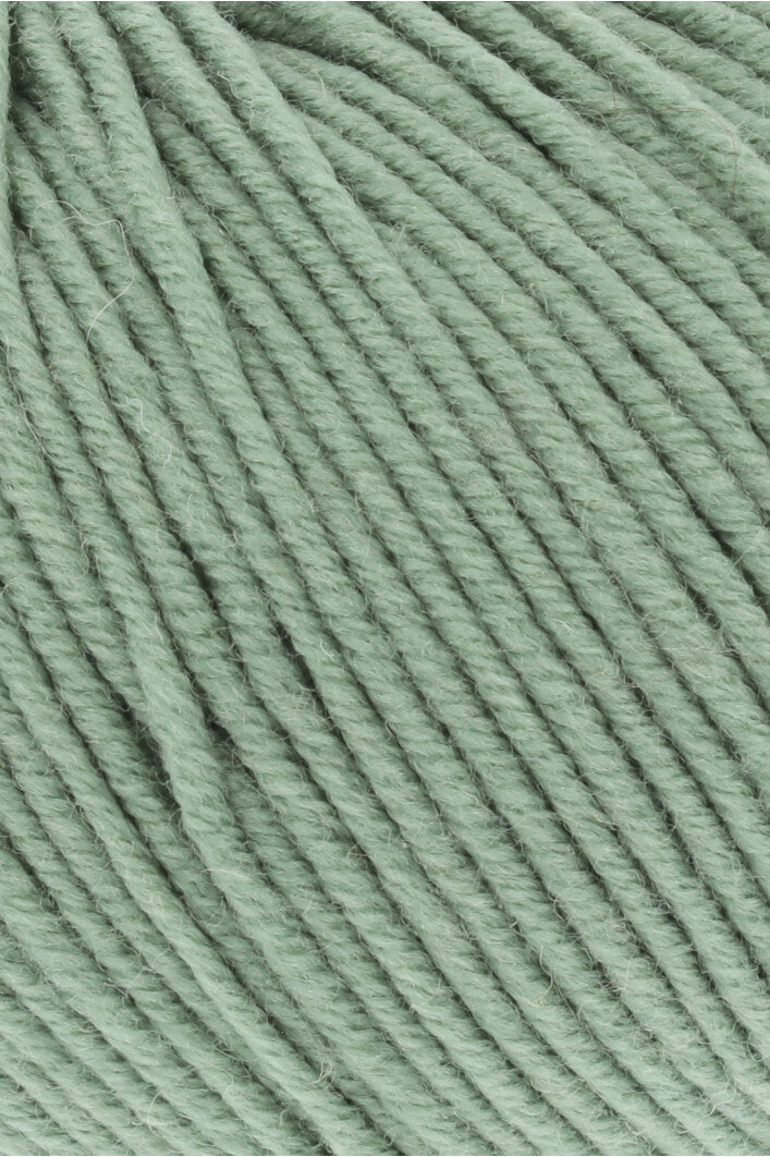 Lang Yarns Merino 120 0091 Salie - close-up van de garenstructuur