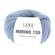 Lang Yarns Merino 120 0134 Jeans Licht - bol garen - vooraanzicht