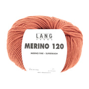 Lang Yarns Merino 120 0159 Mandarijn - bol garen - vooraanzicht