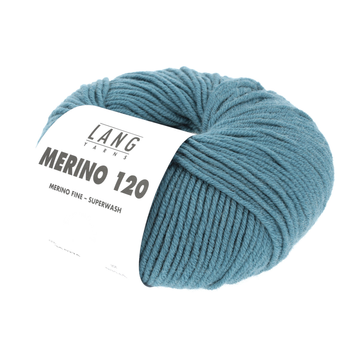 Lang Yarns Merino 120 0274 Atlantisch - bol garen - schuin van voren