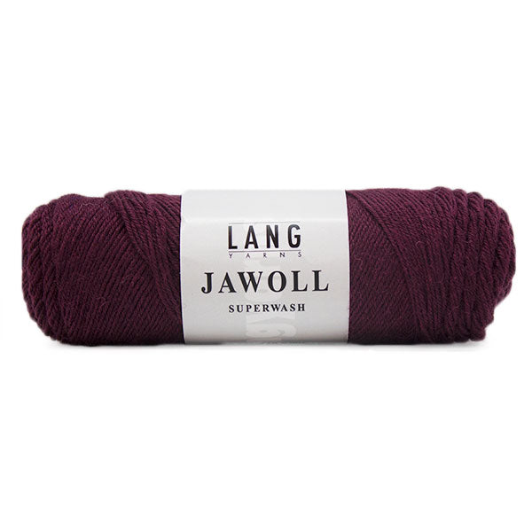 Lang Yarns Jawoll Superwash 390 Donkere Aubergine