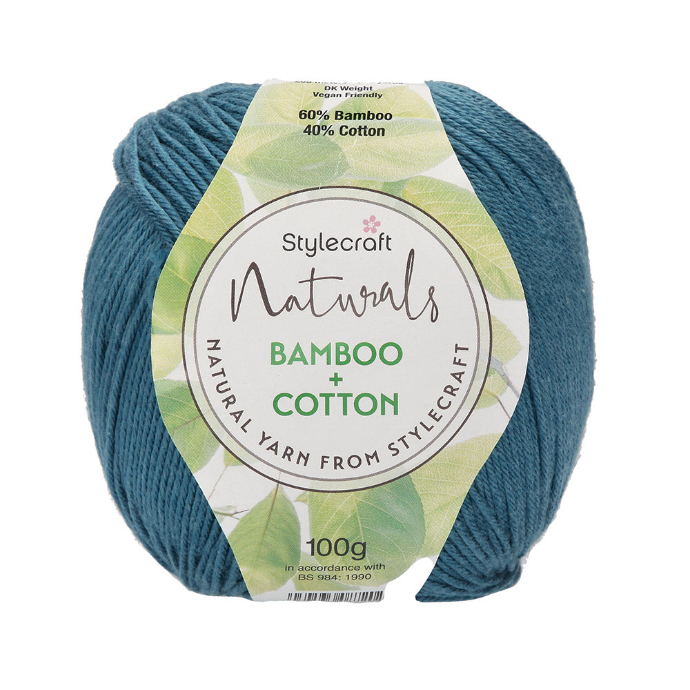 Stylecraft Naturals - Bamboo + Cotton DK 7252 Deep Sea