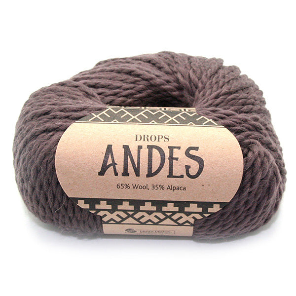 Drops Andes Uni Colour 5610 Donkerbruin