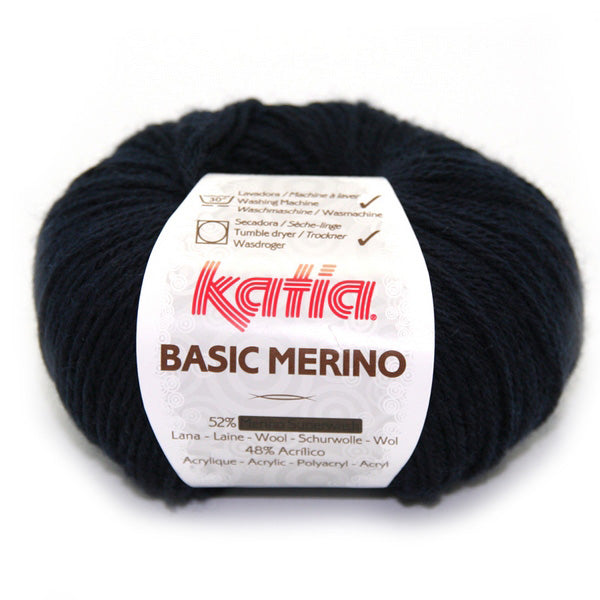 Katia Basic Merino 005 Donkerblauw