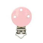 Opry houten speenklem Baby roze 45x28mm