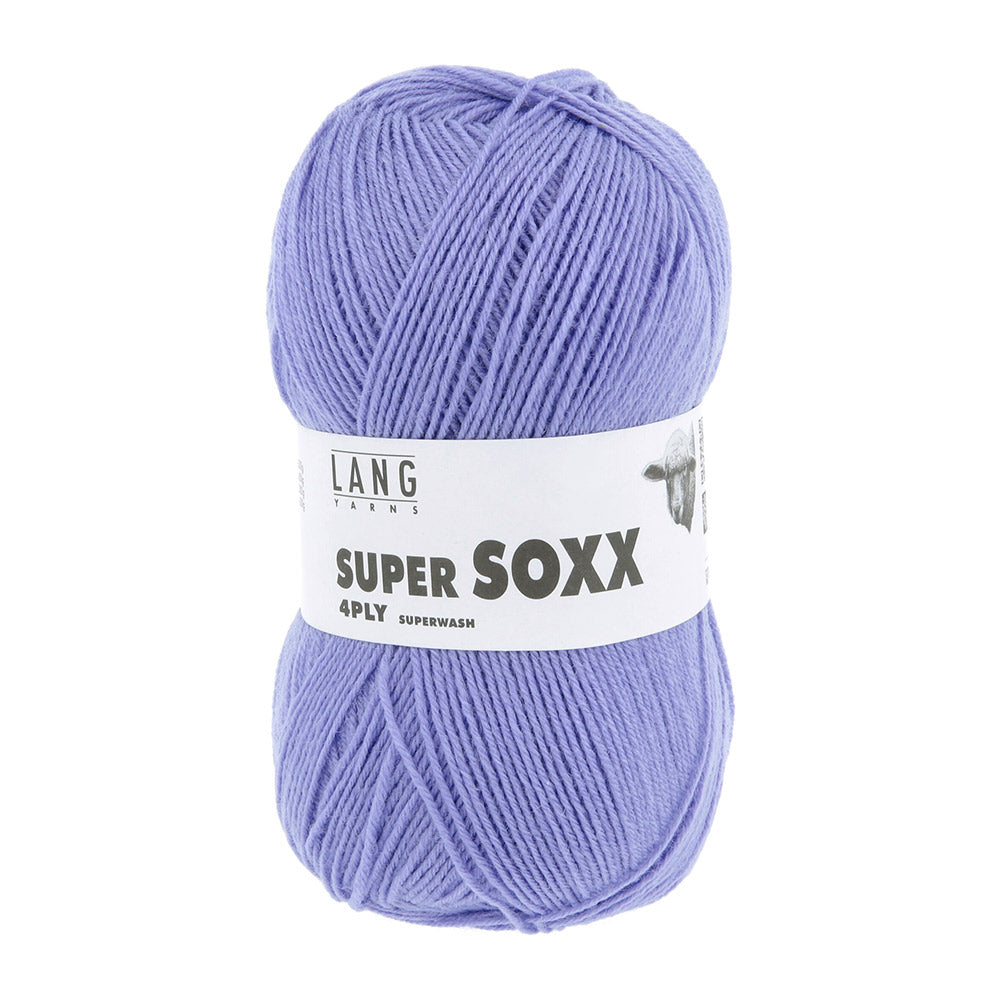 Lang Yarns Super Soxx 4-Fach 0046 Lila (4-draads)