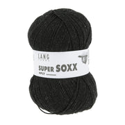 Lang Yarns Super Soxx 4-Fach 0070 Antraciet Melange (4-draads)