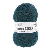 Lang Yarns Super Soxx 4-Fach 0188 Donker Petrol (4-draads)