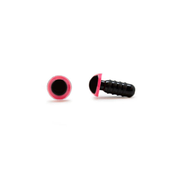 Veiligheidsogen Roze 6mm per paar