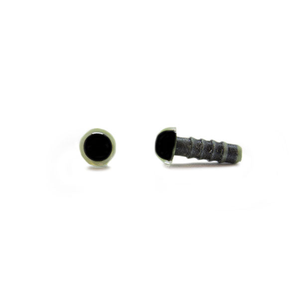Veiligheidsogen Olijfgroen 6mm per paar