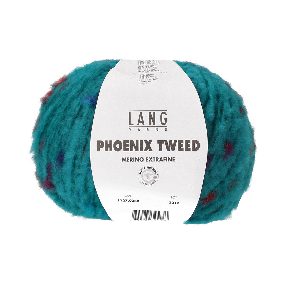 Lang Yarns Phoenix Tweed 088 Petrol