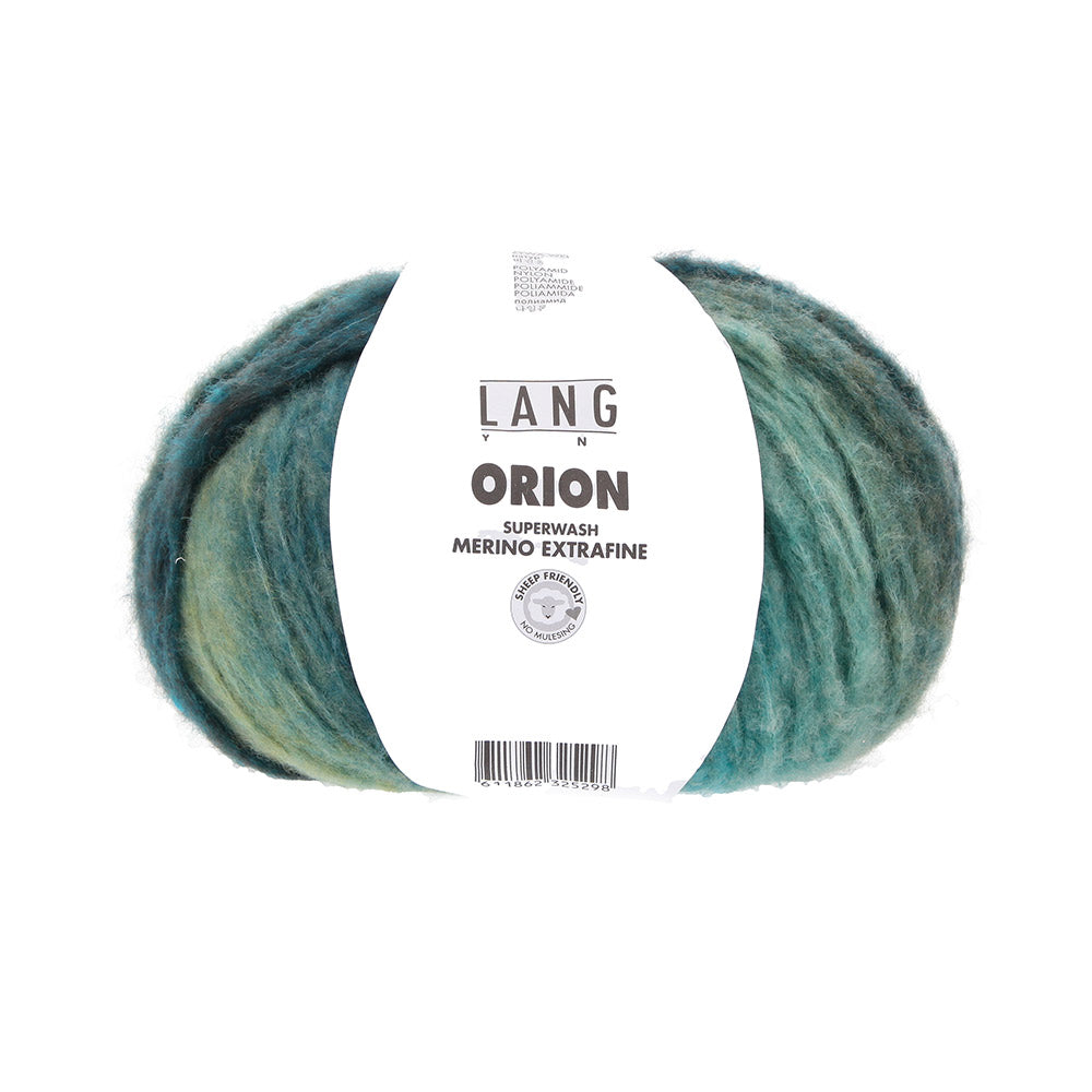 Lang Yarns Orion 008 Green/Olive/Blue