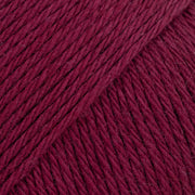 Drops Magic Uni Colour 80 Bordeaux - kleurstaal katoen
