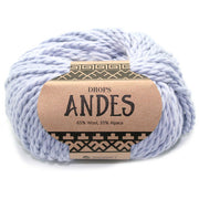 Drops Andes Uni Colour 8112 IJsblauw