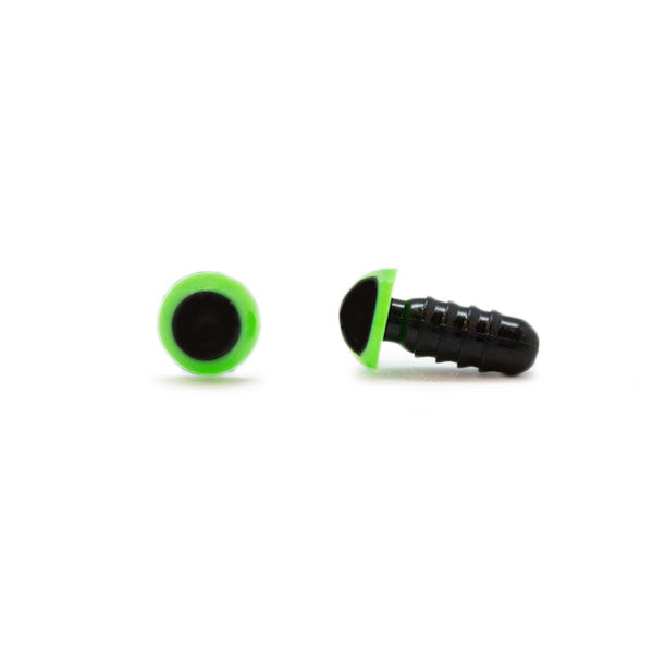 Veiligheidsogen Groen 8mm per paar