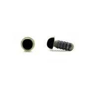 Veiligheidsogen Olijfgroen 8mm per paar