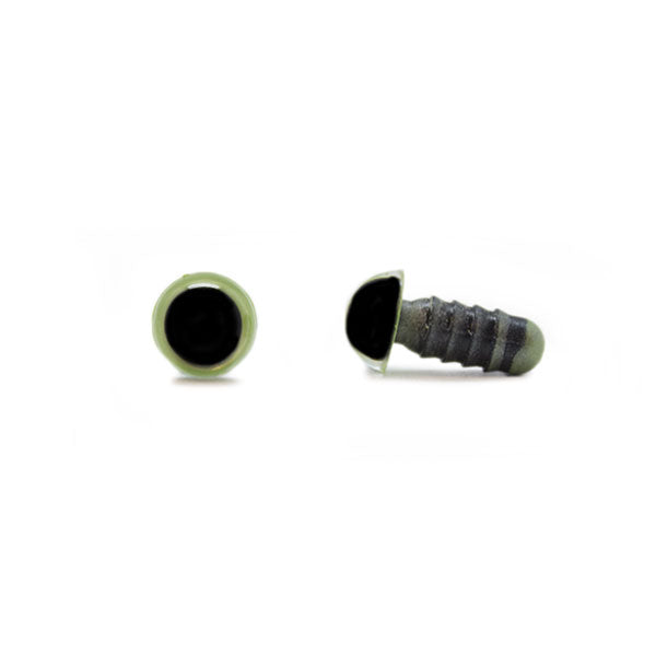 Veiligheidsogen Olijfgroen 8mm per paar