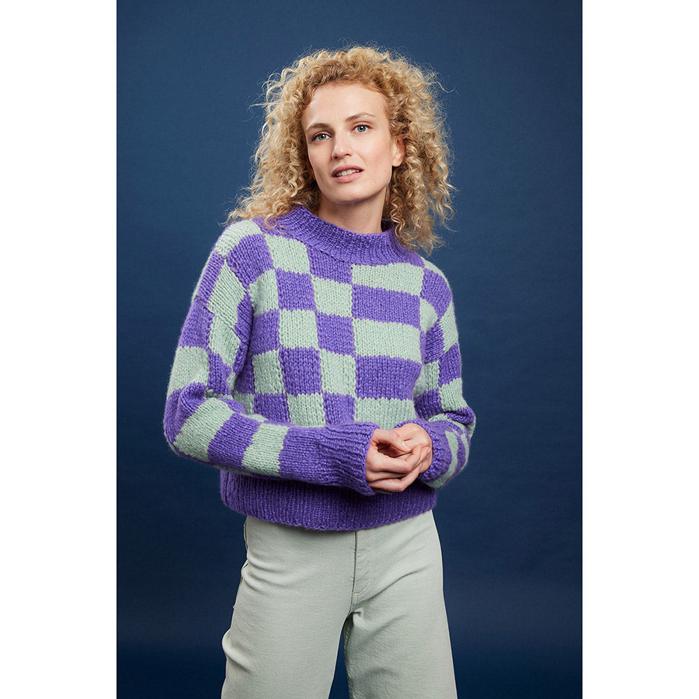 Projectinspiratie voor Lang Yarns Promise 0190 Braam - Multicolor trui