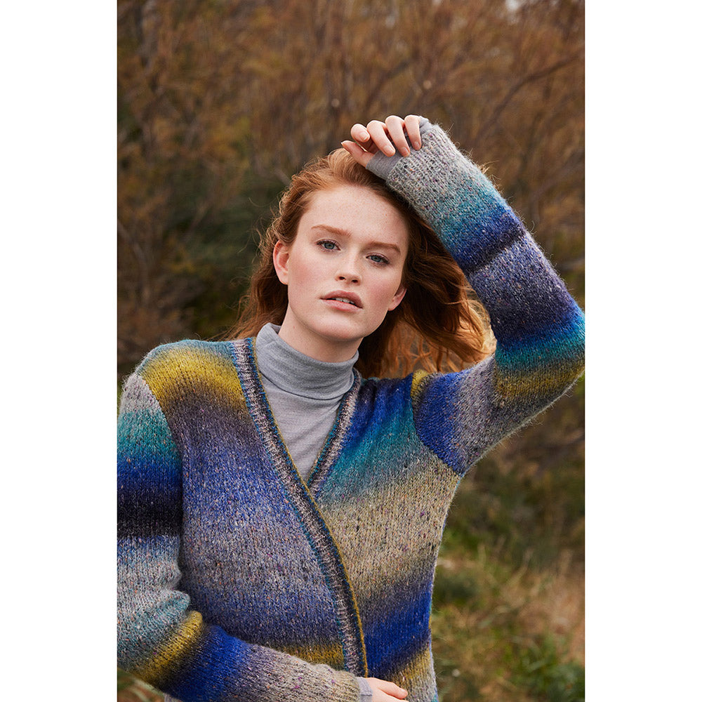 Lang Yarns Galaxy Punto 98 Galina - tweede detail van gebreid vest