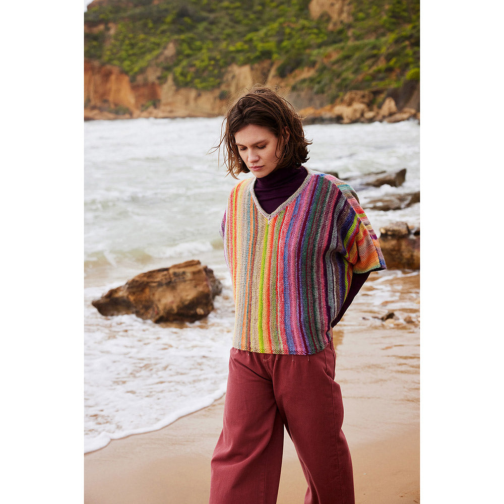 Lang Yarns Infinity 0008 Wijde Kust - model met gebreide top