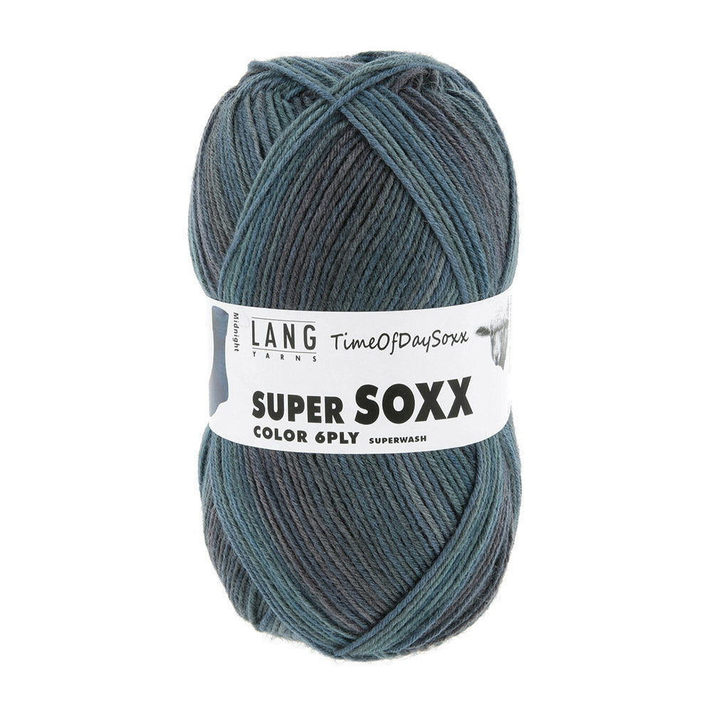 Lang Yarns Super Soxx Color 6-Fach 0534 Marine 1147 Middernacht