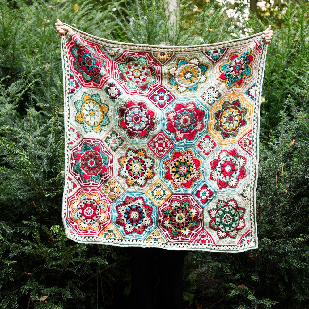 Persian Tiles Kerst Deken Haakpakket 2