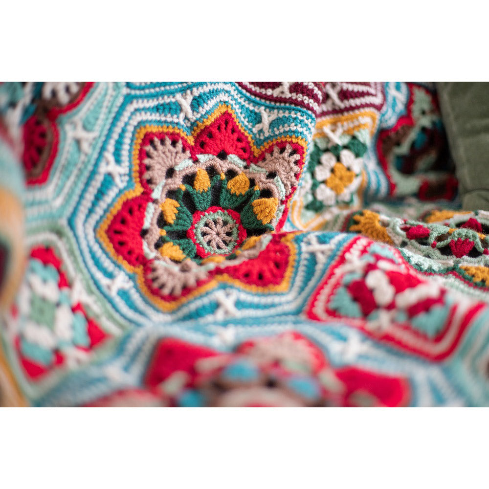 Persian Tiles Kerst Deken Haakpakket 4