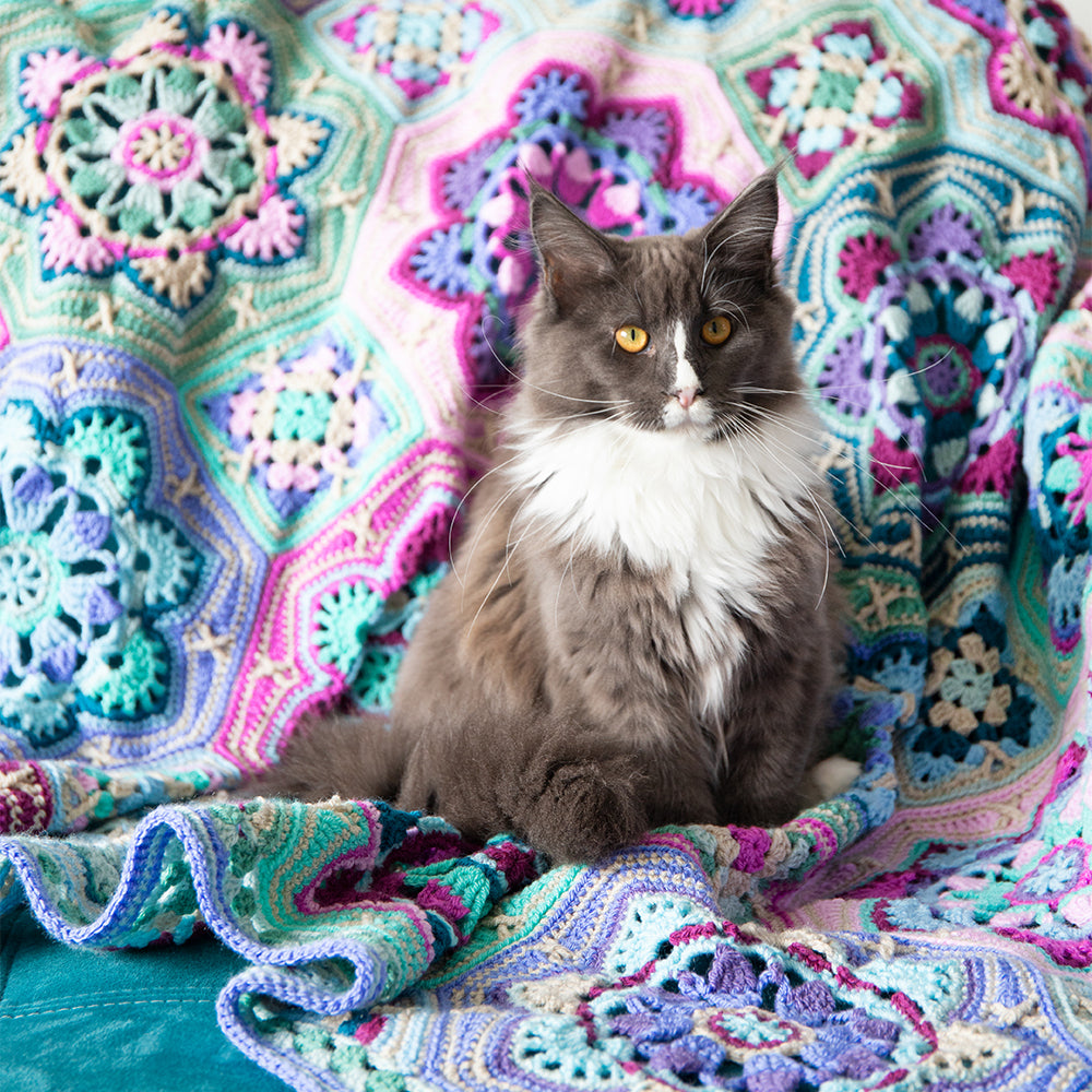 Persian Tiles Lavender Fields Haakpakket 3