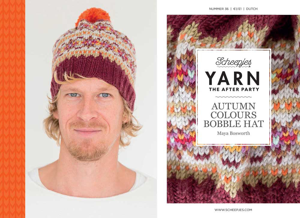 Yarn The After Party nr.36 Autumn Bobble Hat DE